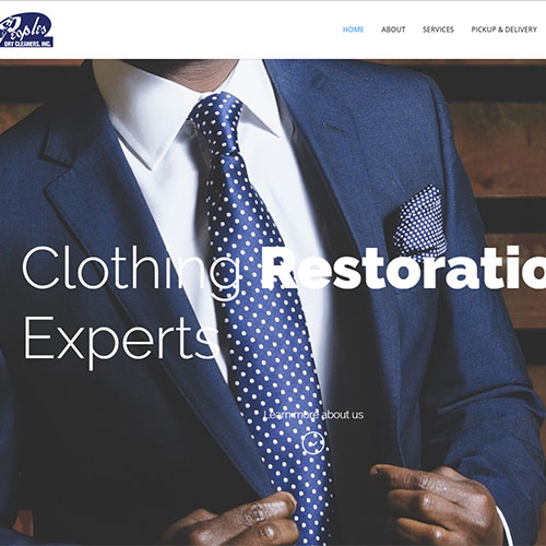 PEOPLE'S DRY CLEANERS, a website made by the Philadelphia area web development company TAF JK Group Inc.